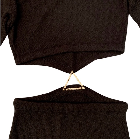 slim fit dress slacks Meshki ANNA Flare Sleeve Knit Dress – Clutch main image 1